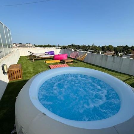 Luxueux 5 Pc, Jacuzzi, Rooftop, Terrasse, Clim モンペリエ エクステリア 写真